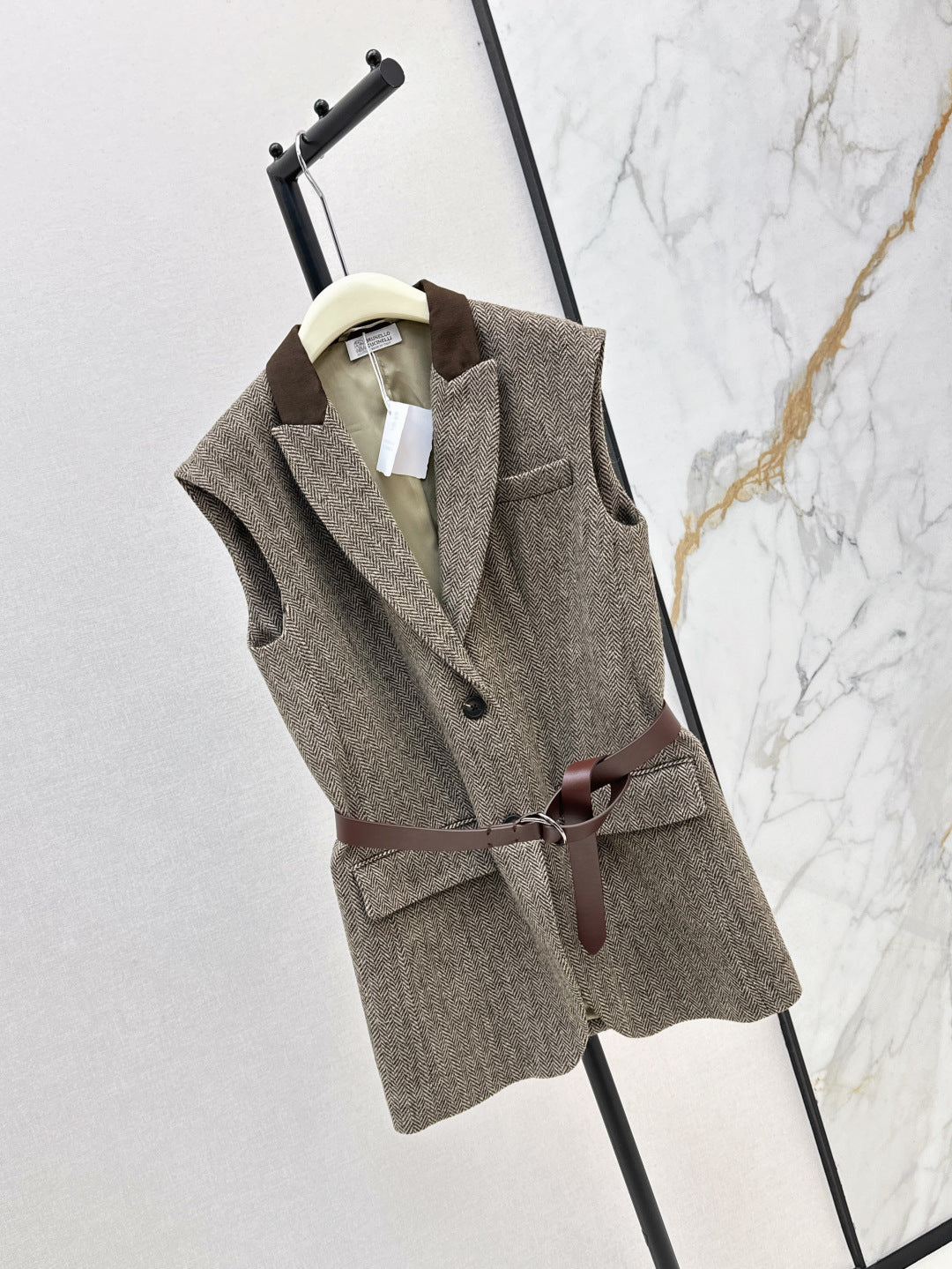 Brun 25fw wool vest
