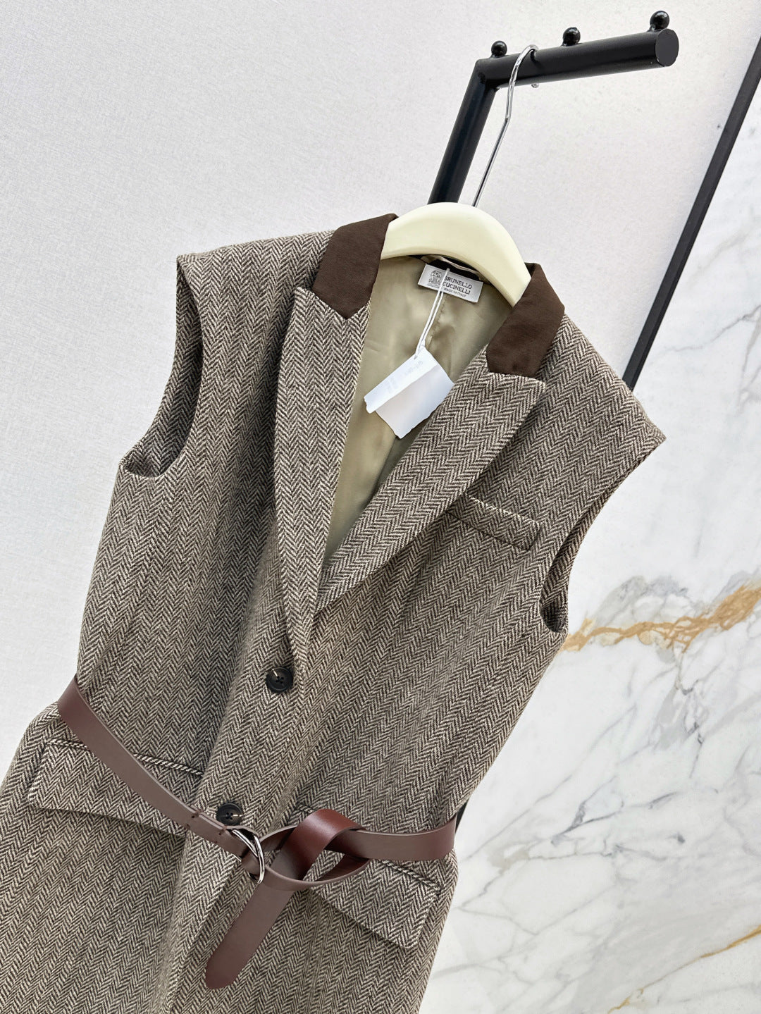 Brun 25fw wool vest