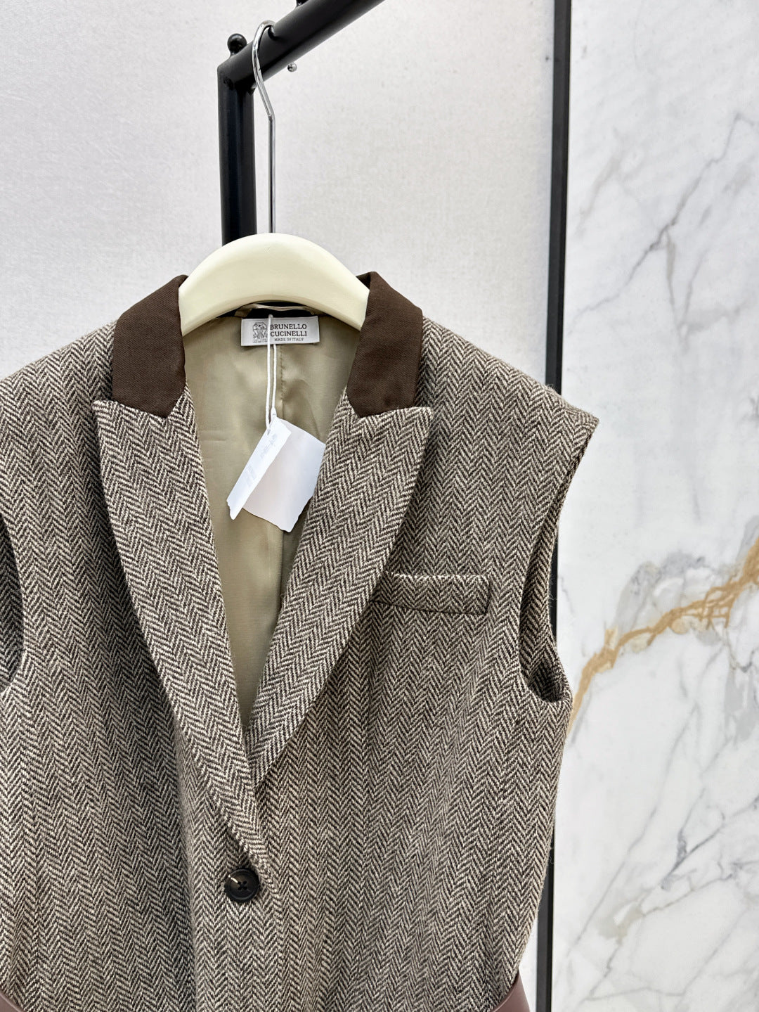 Brun 25fw wool vest