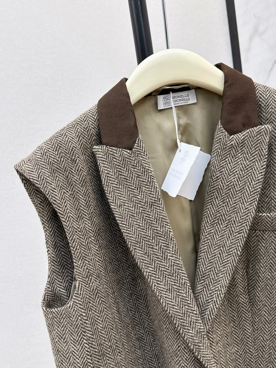 Brun 25fw wool vest