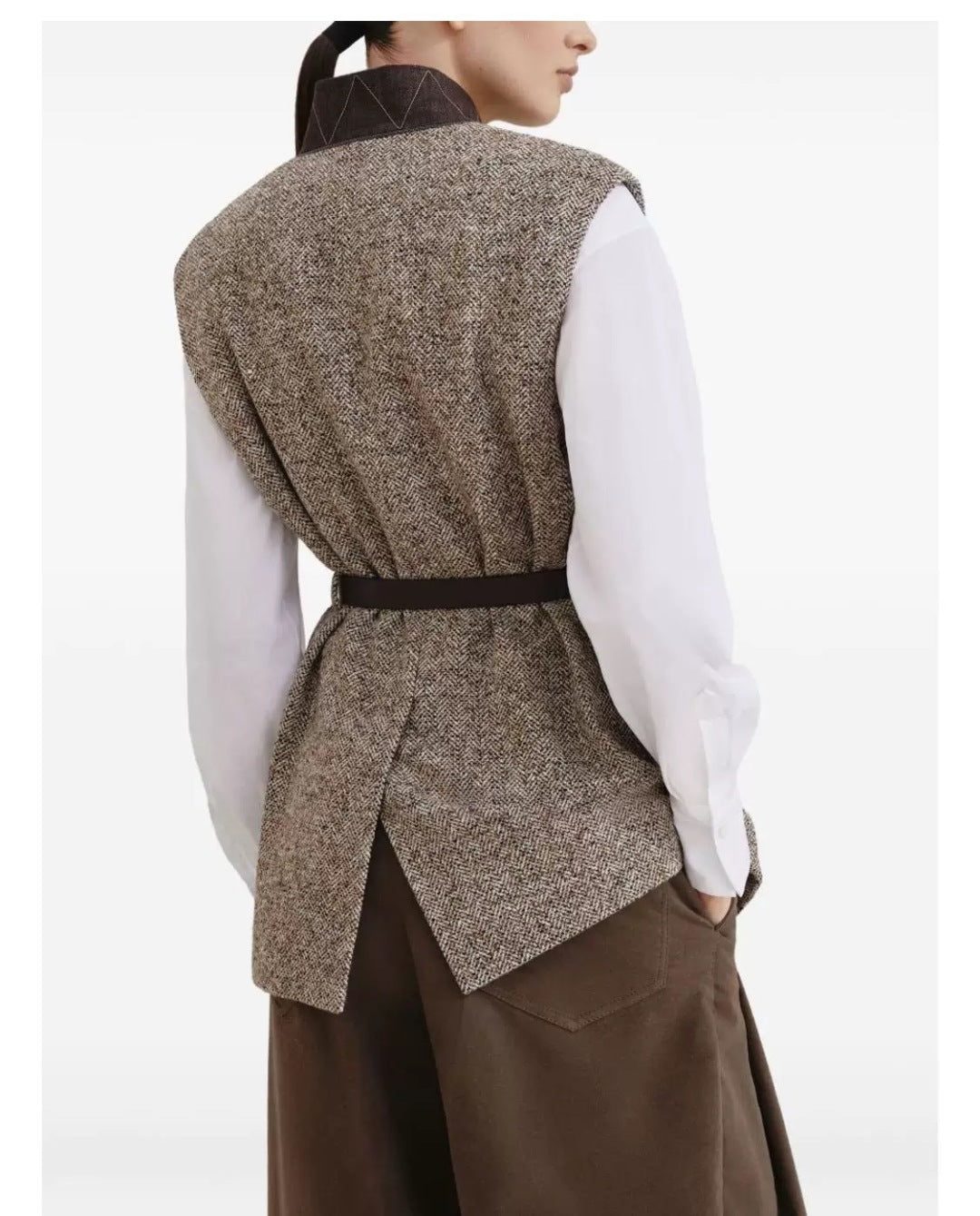 Brun 25fw wool vest