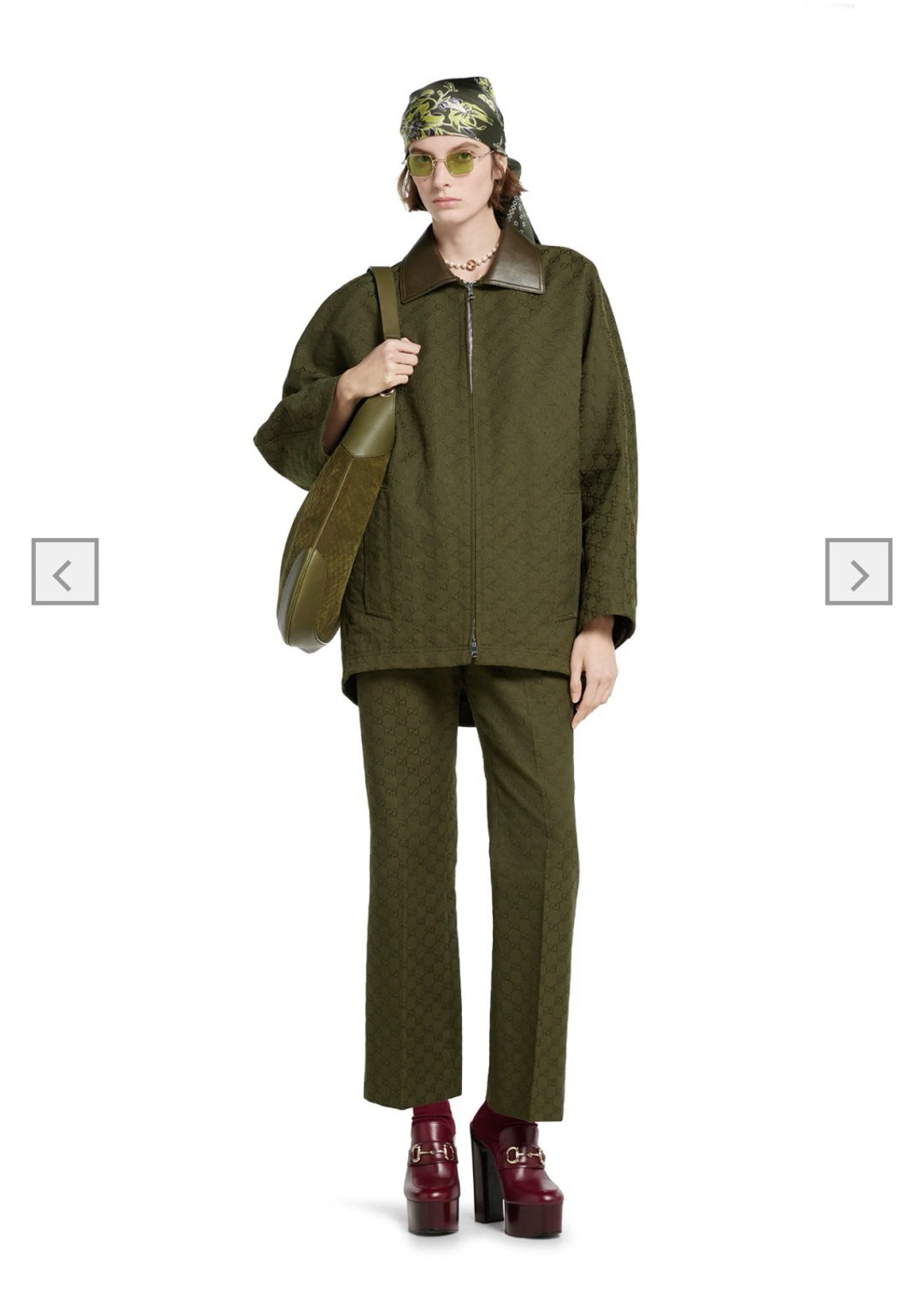 Guc 25fw jacquard pants