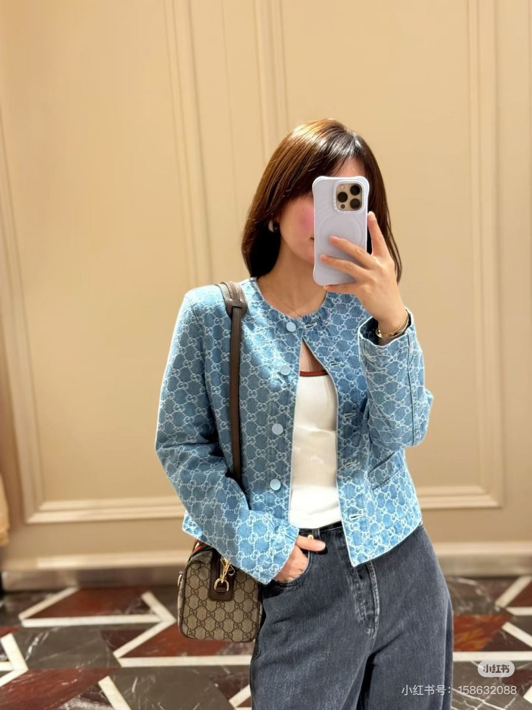 Guc 25fw jacquard jacket