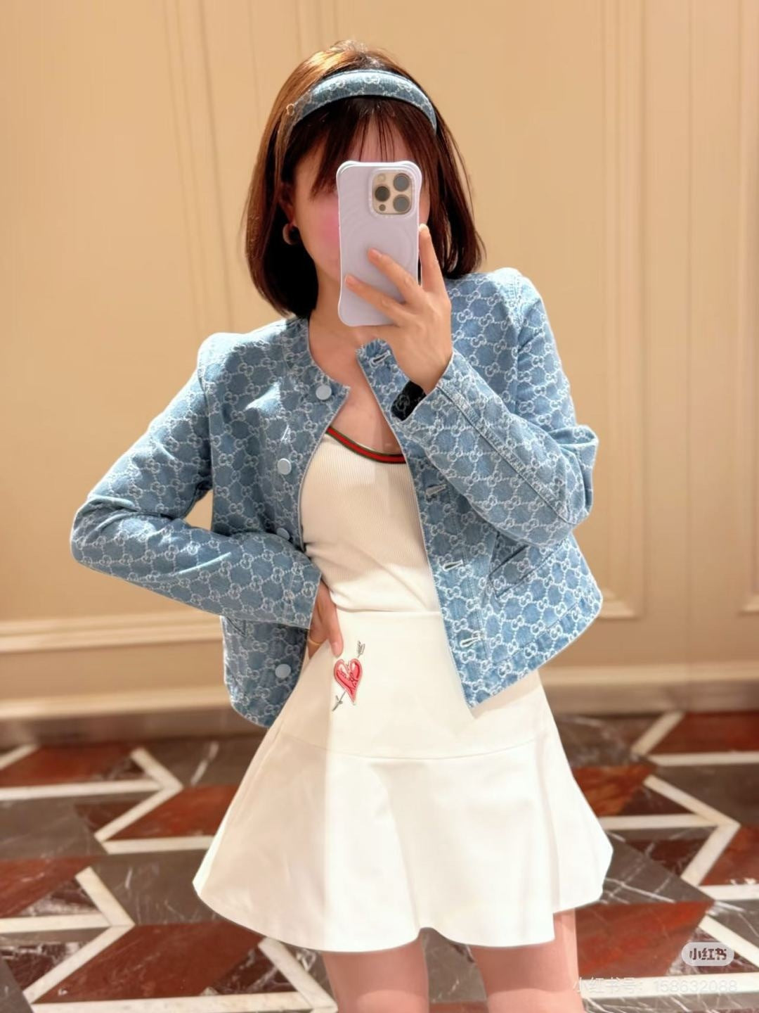 Guc 25fw jacquard jacket