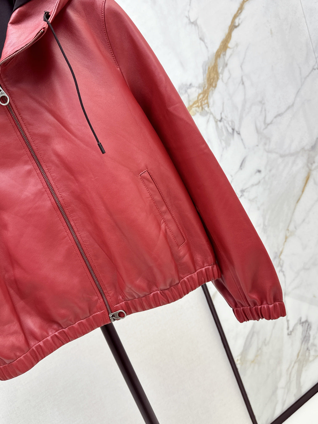 Loro 25fw leather jacket