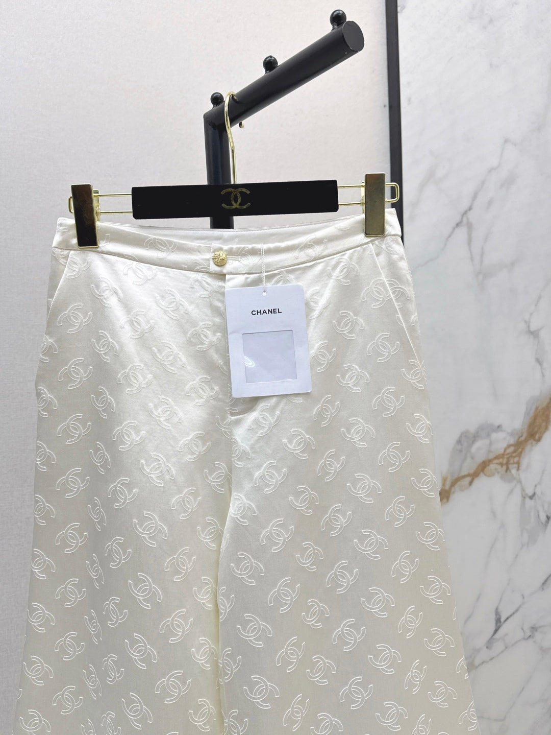 Chan 25fw silk bell bottom