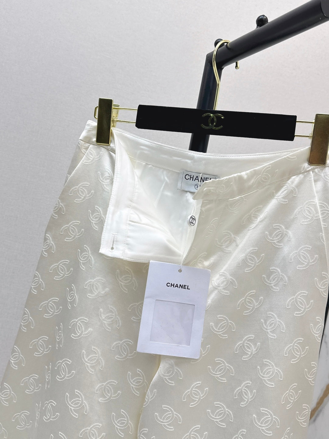 Chan 25fw silk bell bottom