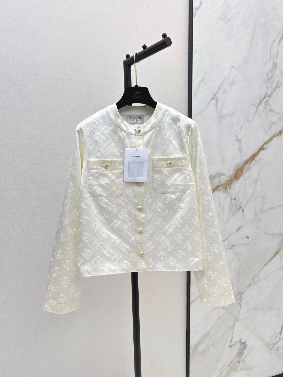 Chan 25fw silk jacket