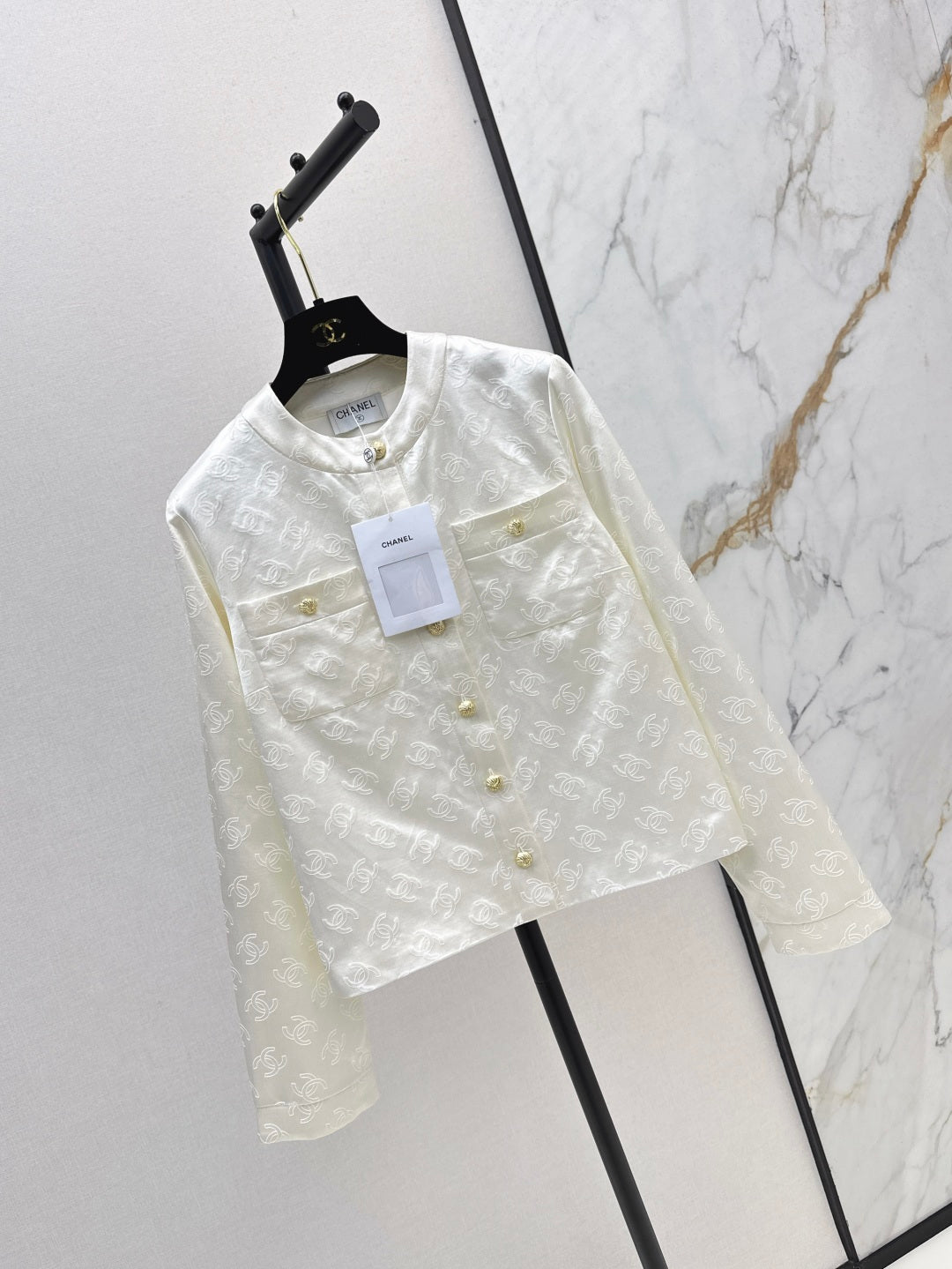 Chan 25fw silk jacket