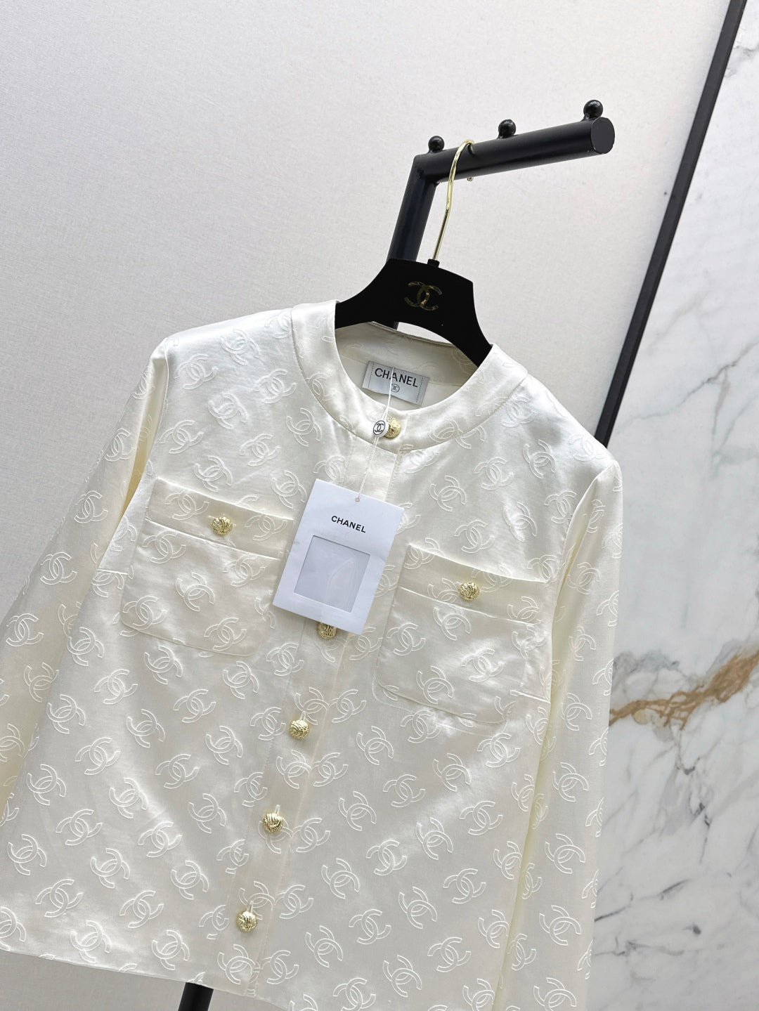 Chan 25fw silk jacket