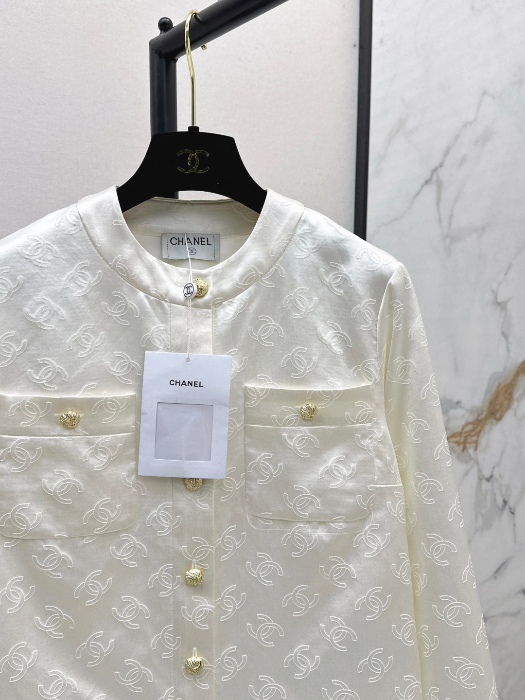 Chan 25fw silk jacket