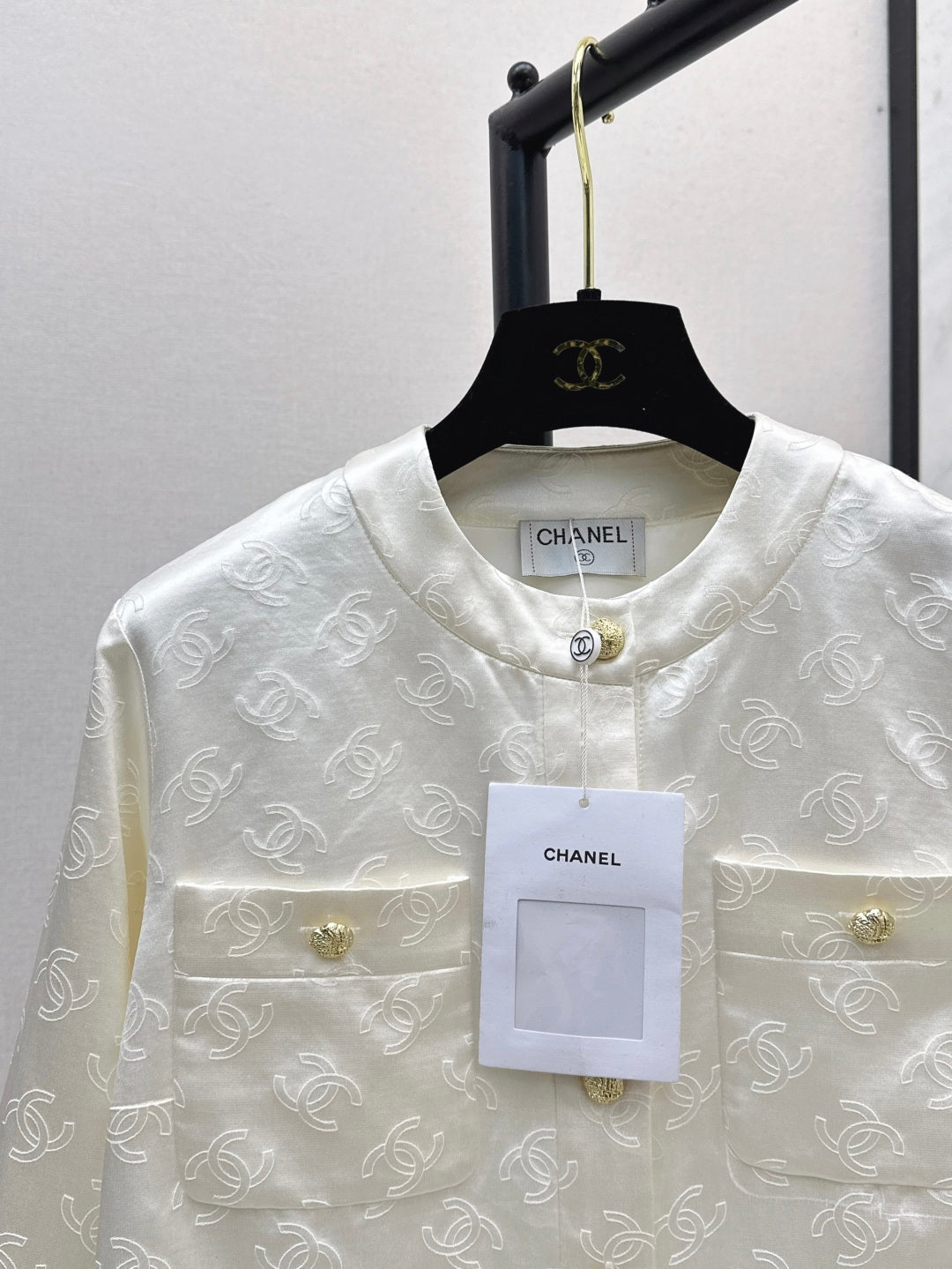 Chan 25fw silk jacket