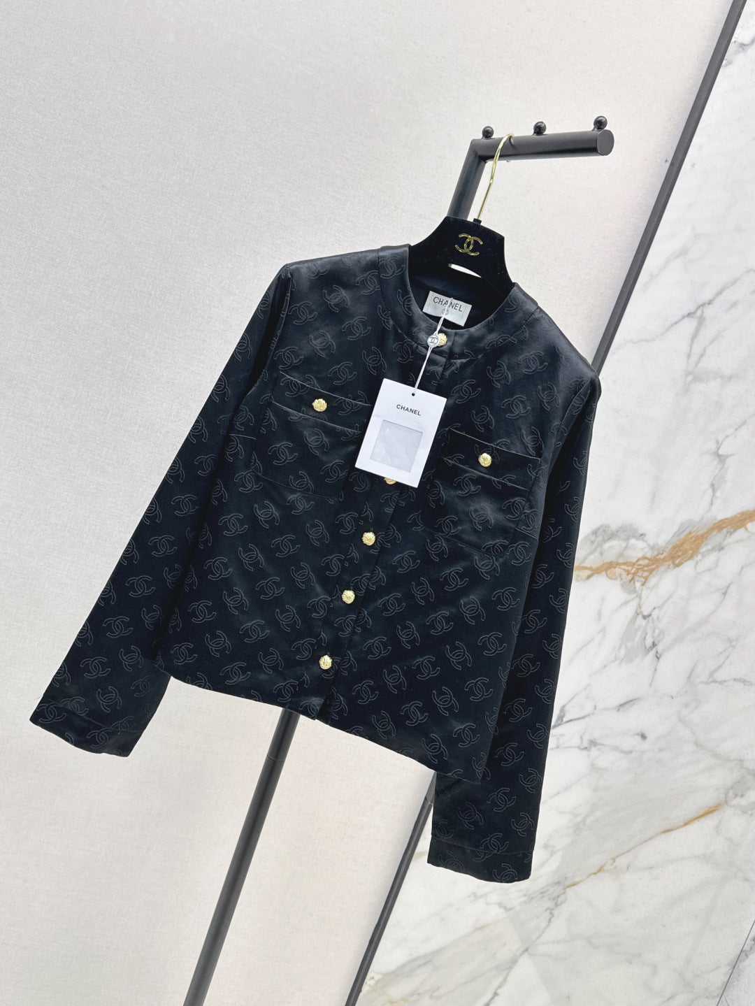 Chan 25fw silk jacket