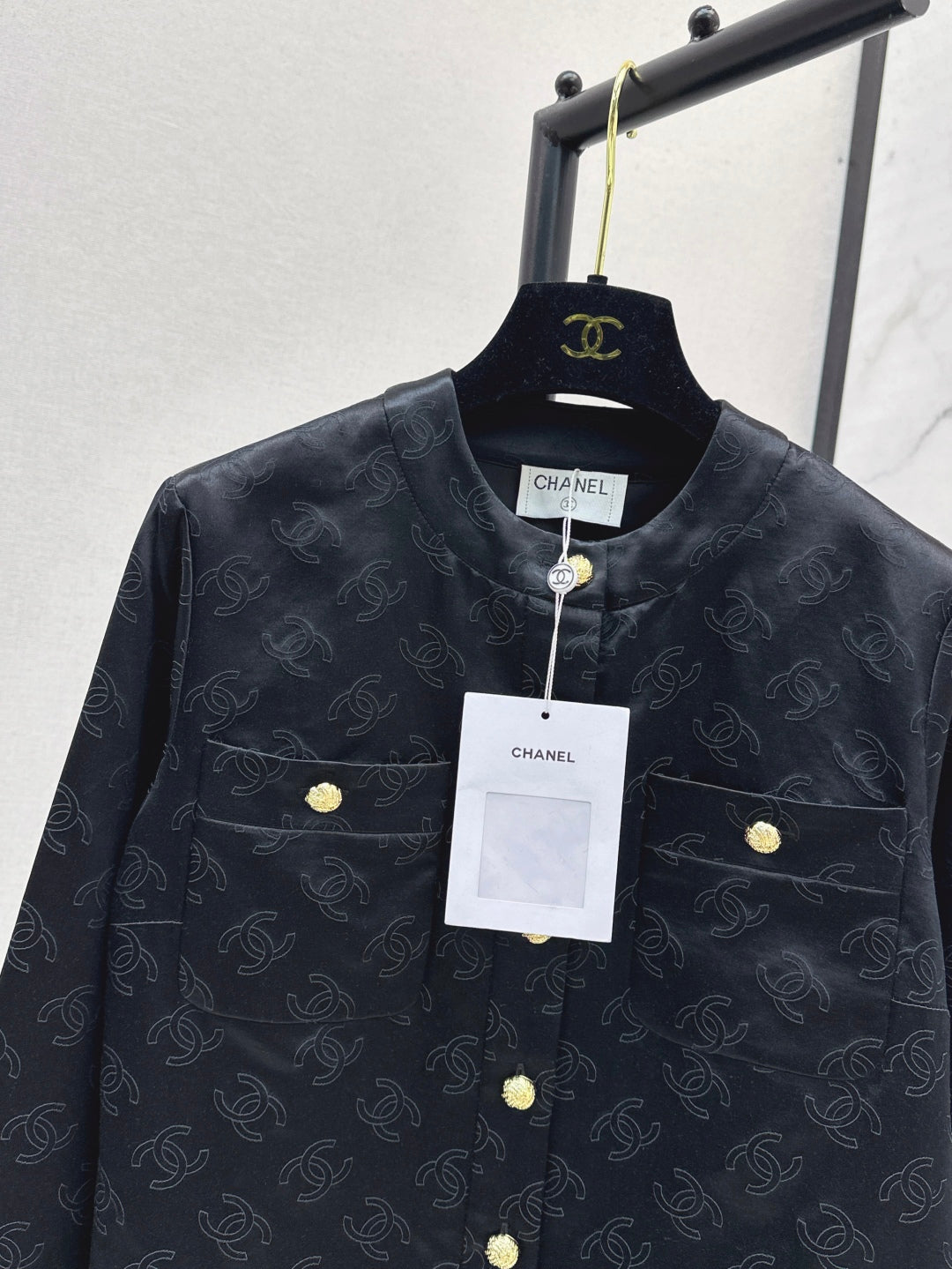 Chan 25fw silk jacket