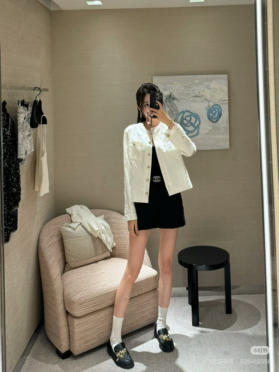Chan 25fw silk jacket