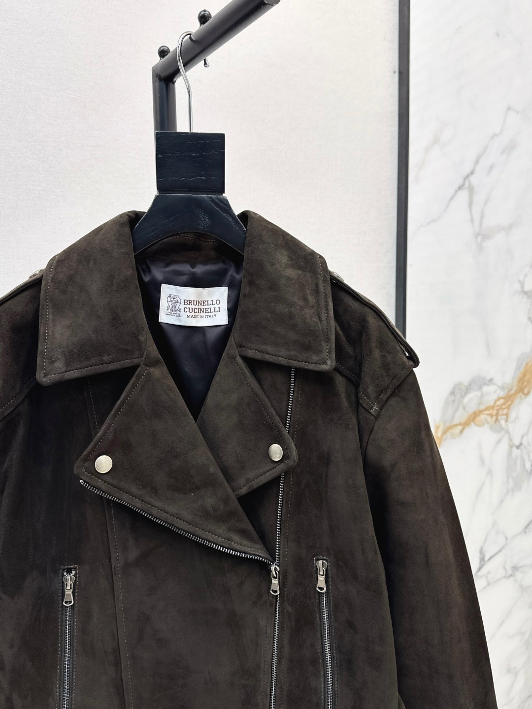 brune 25fw suede jacket