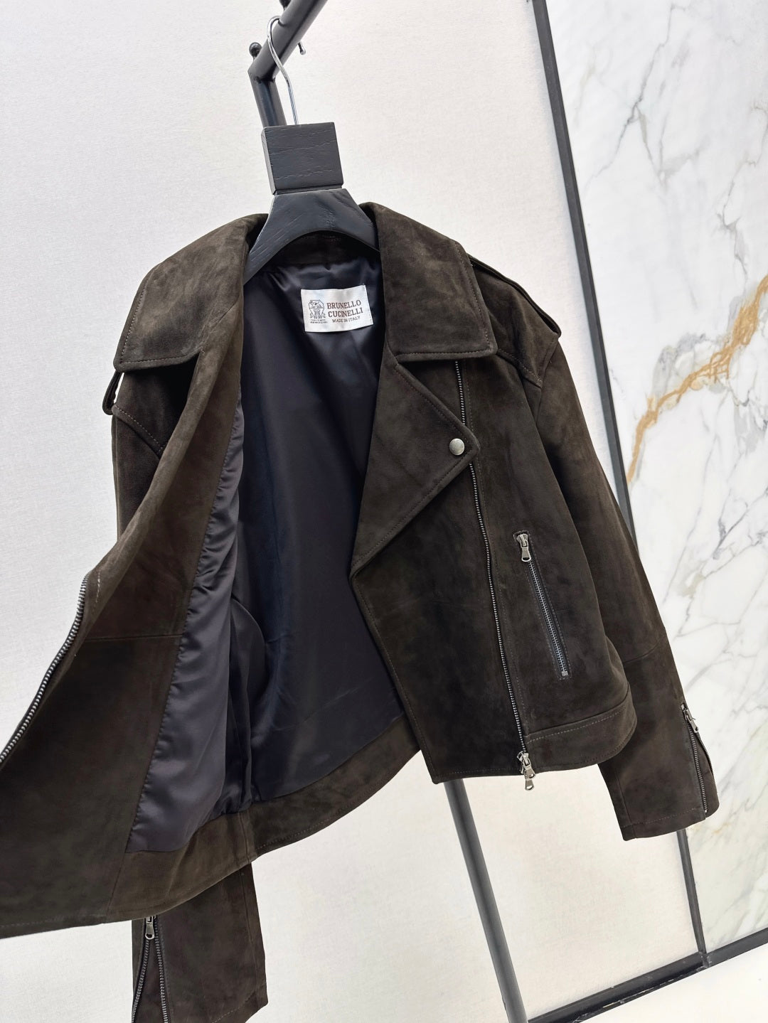 brune 25fw suede jacket