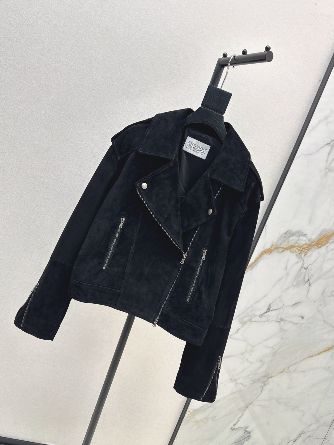 brune 25fw suede jacket