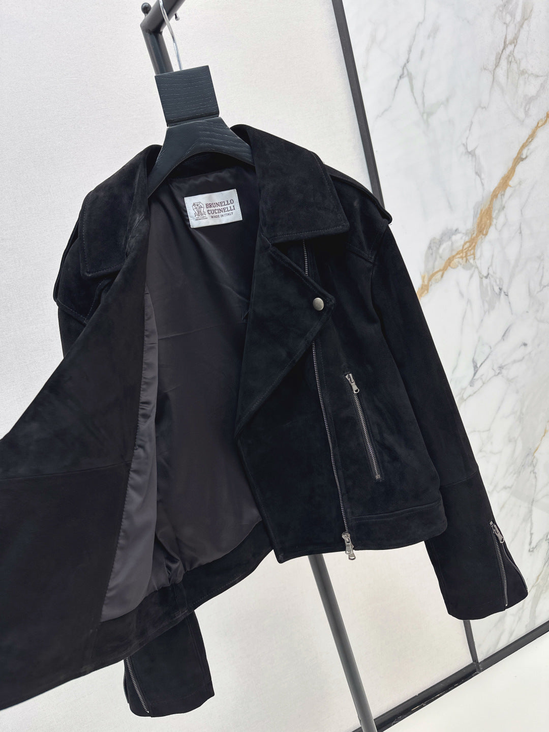 brune 25fw suede jacket