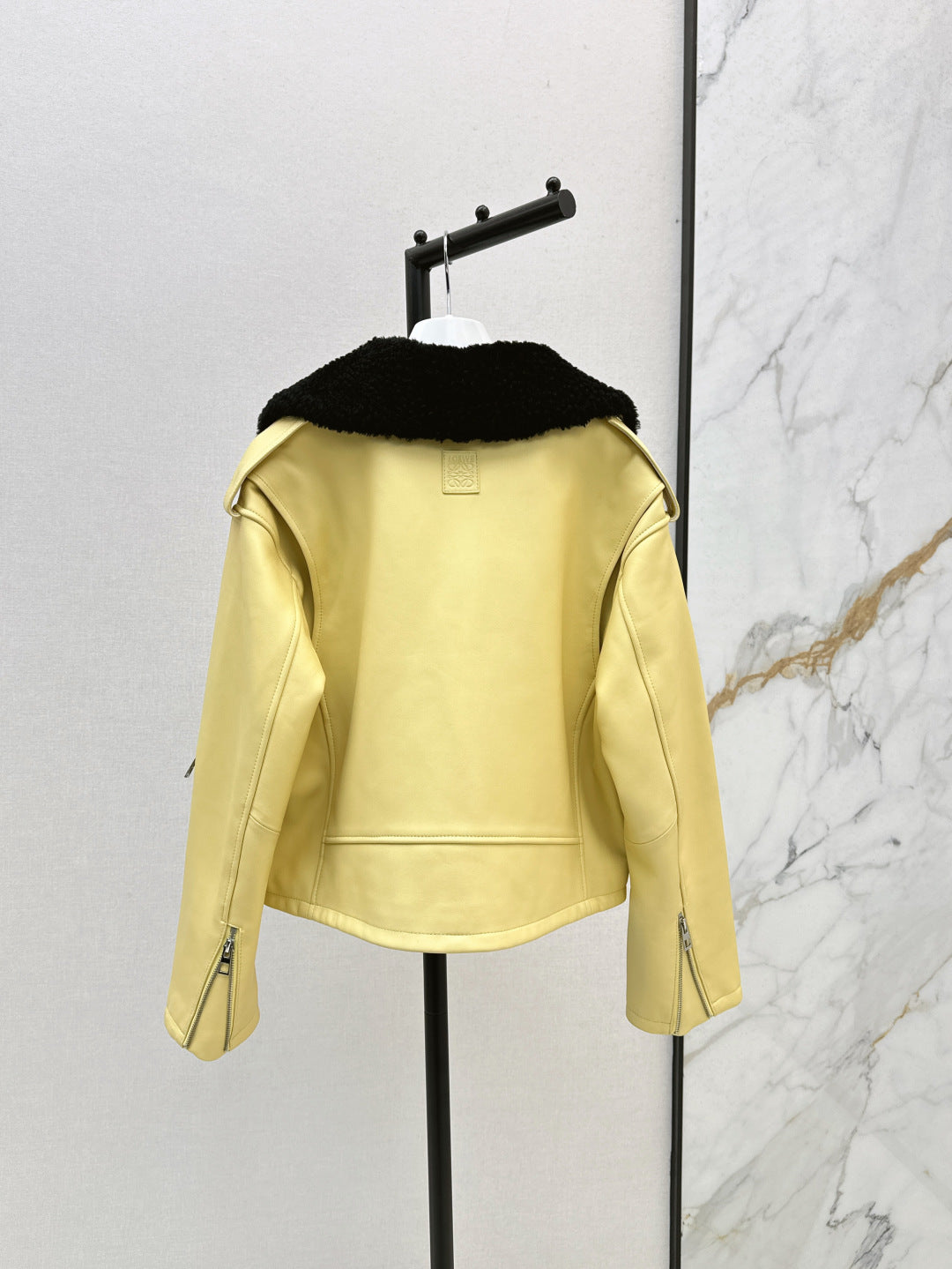 Loe 25fw leather jacket