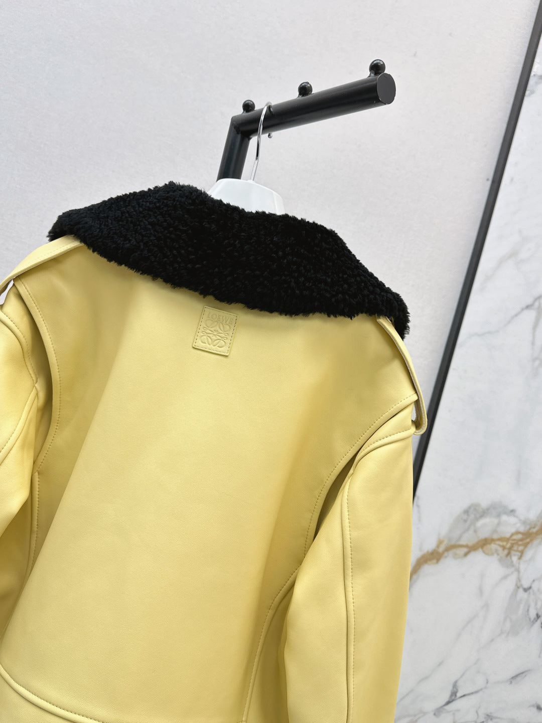 Loe 25fw leather jacket