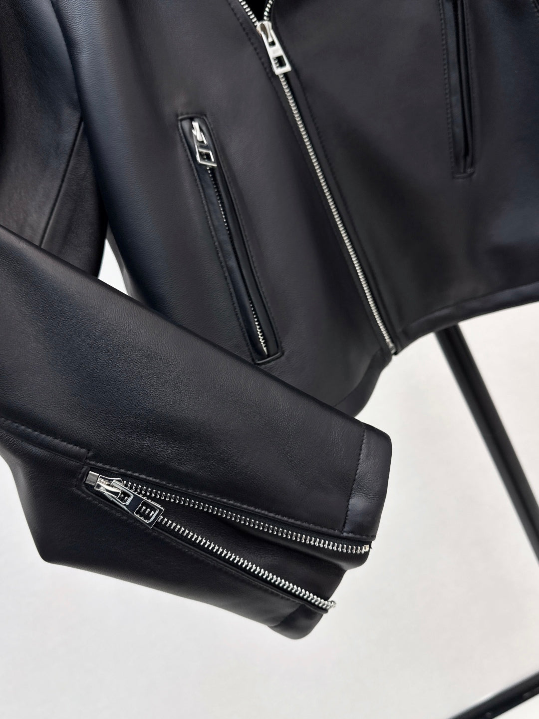 Loe 25fw leather jacket