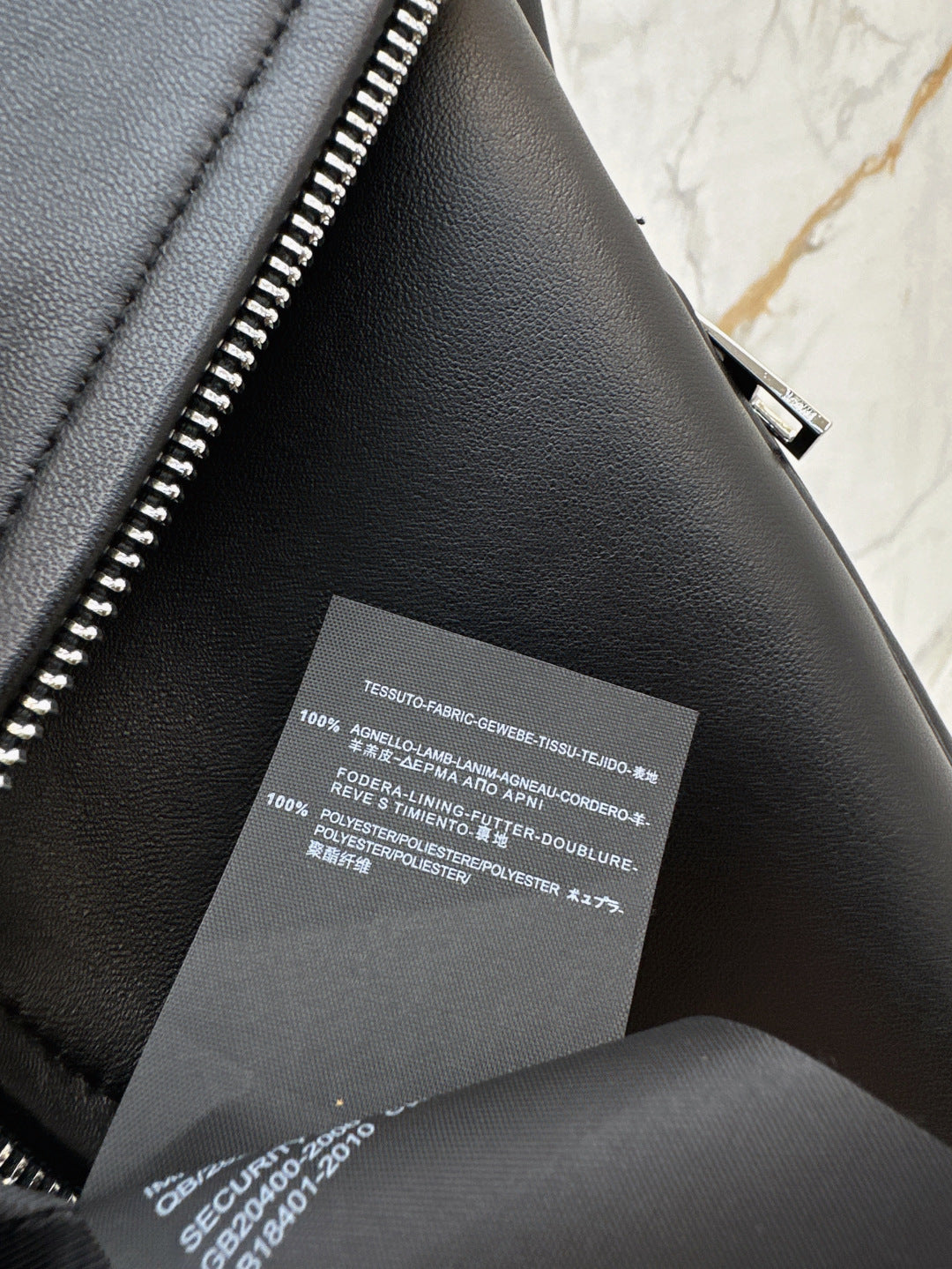 Loe 25fw leather jacket