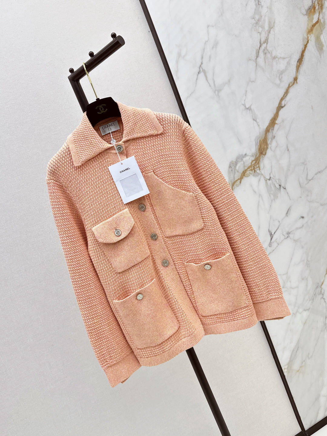 Chan 25fw coco knitted jacket