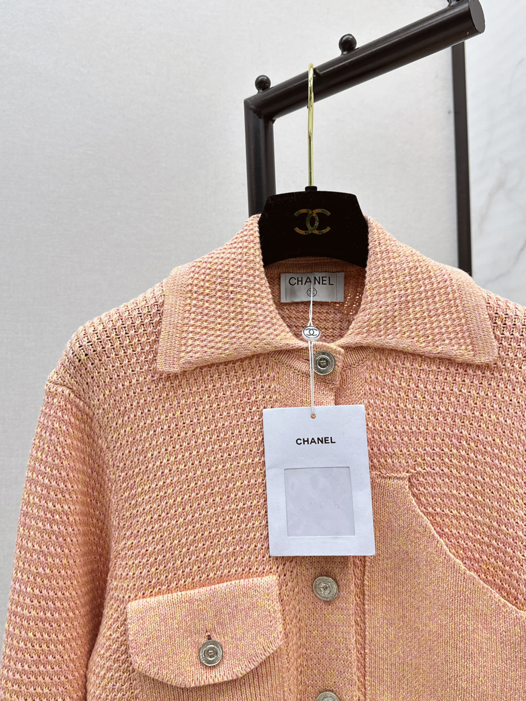 Chan 25fw coco knitted jacket