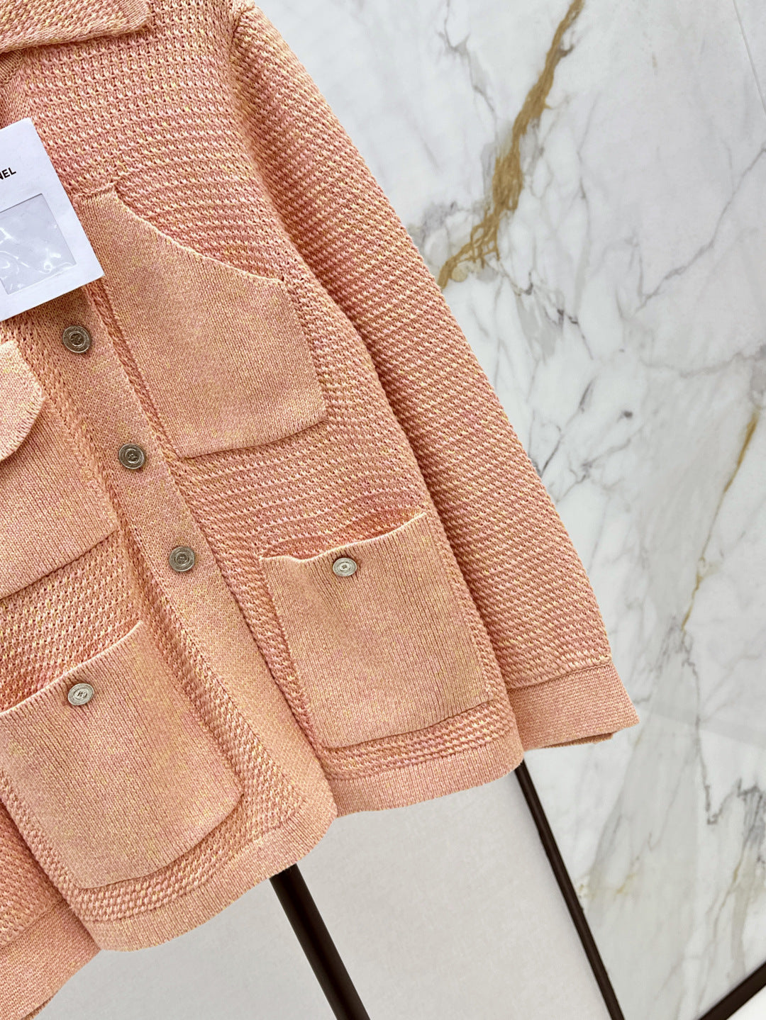 Chan 25fw coco knitted jacket