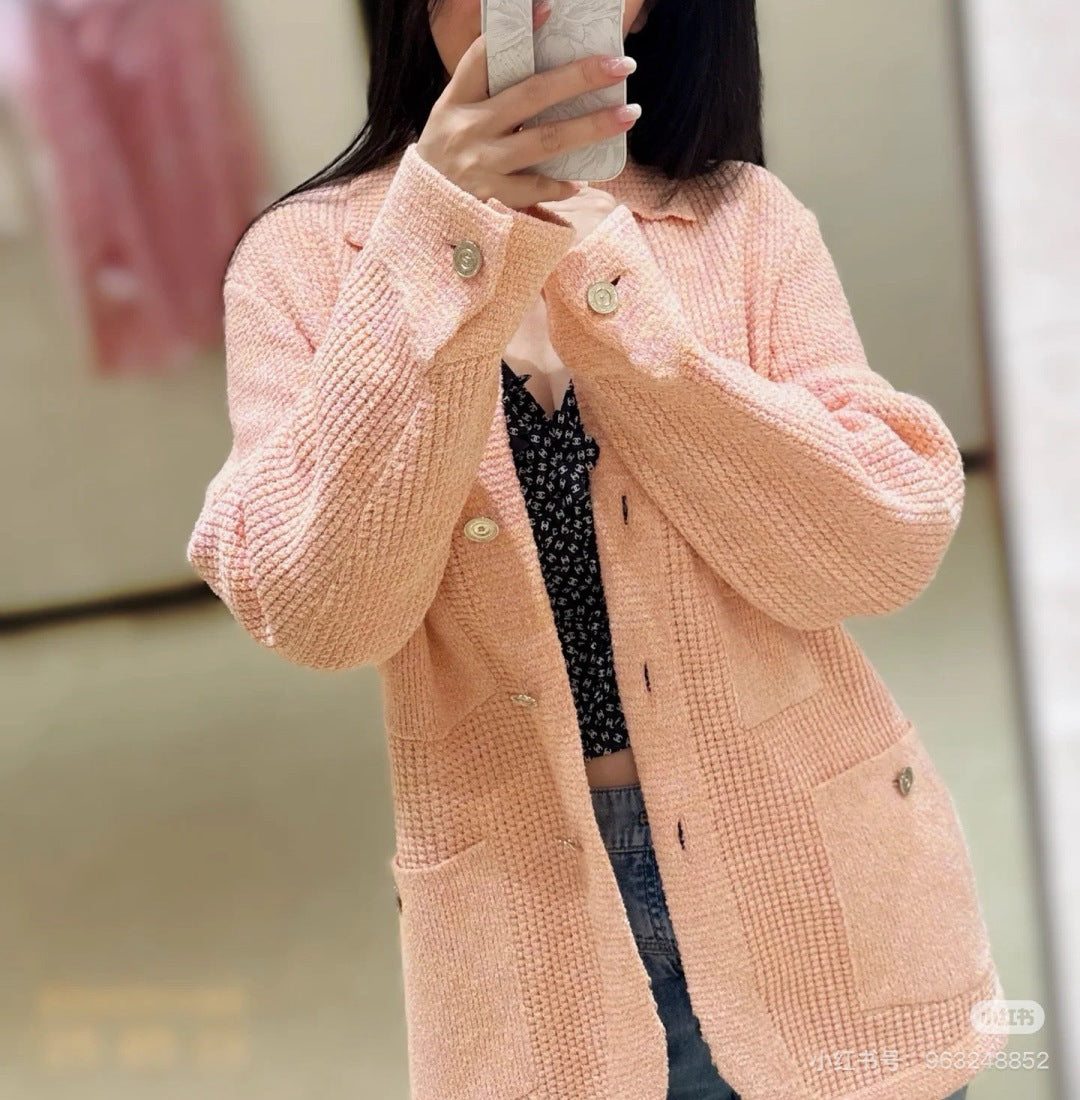 Chan 25fw coco knitted jacket