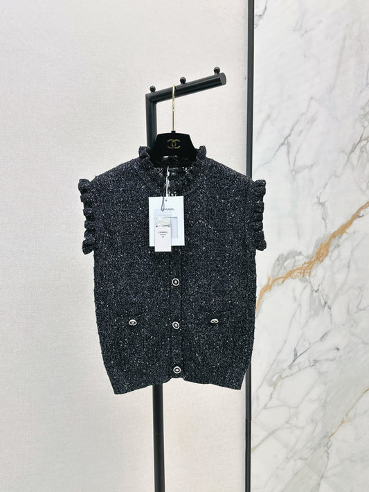 Chan 25fw knitted vest