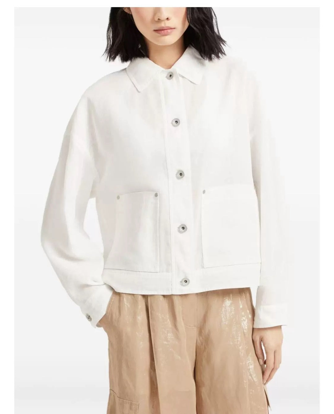 Brune 25fw linen jacket