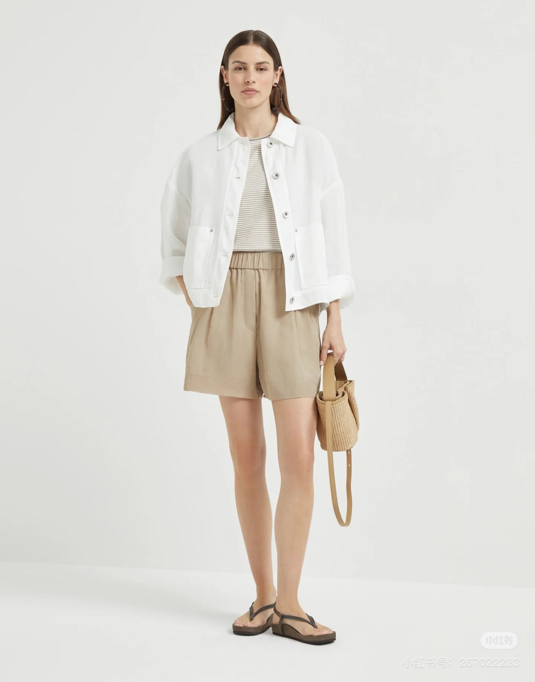 Brune 25fw linen jacket
