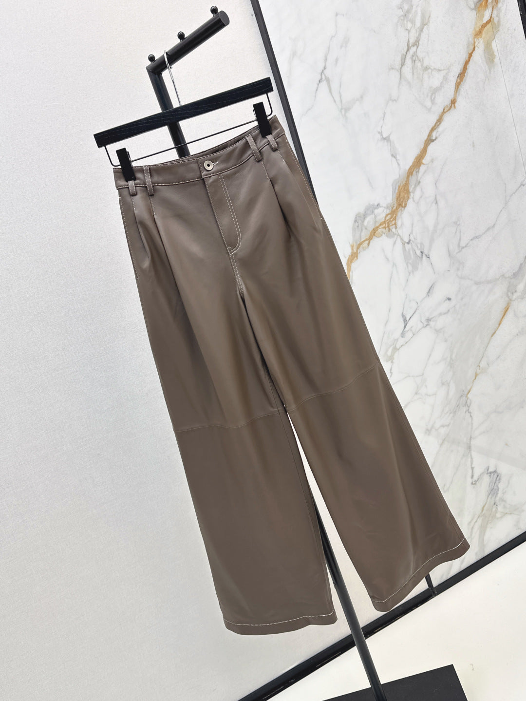 Brun 25fw leather pants