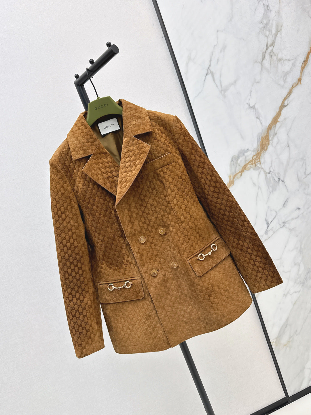 Guc 25fw suede jacket