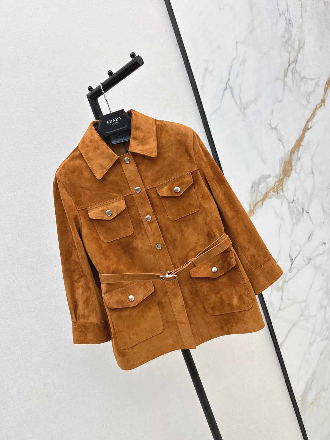 Pra 25fw suede jacket