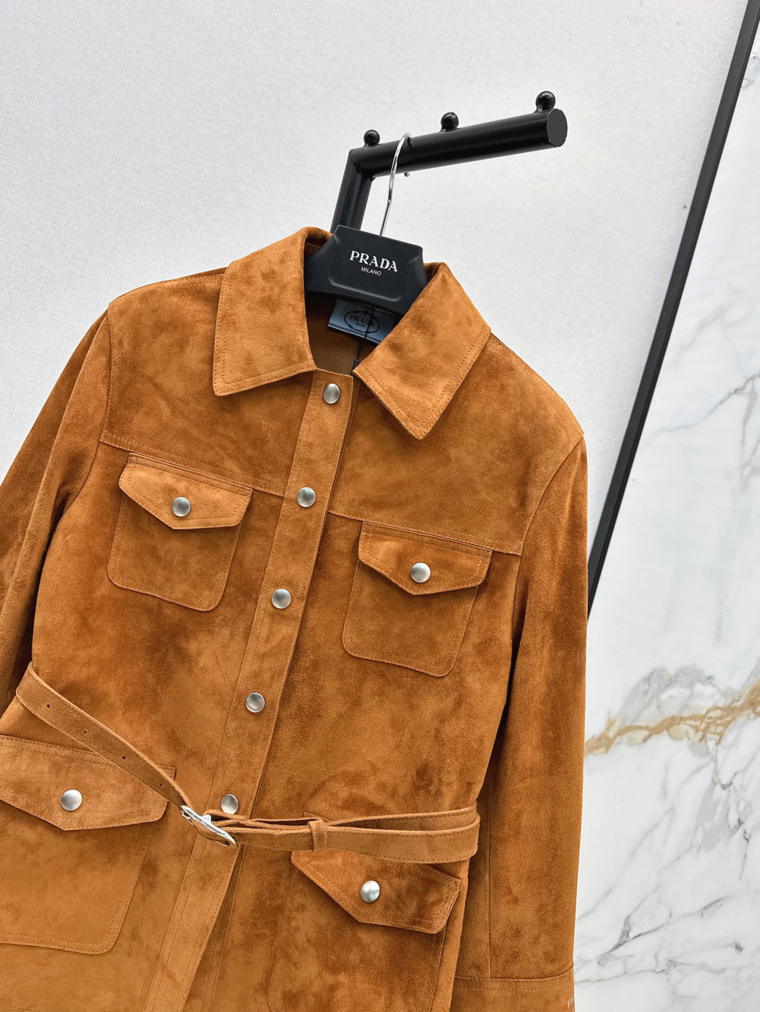 Pra 25fw suede jacket