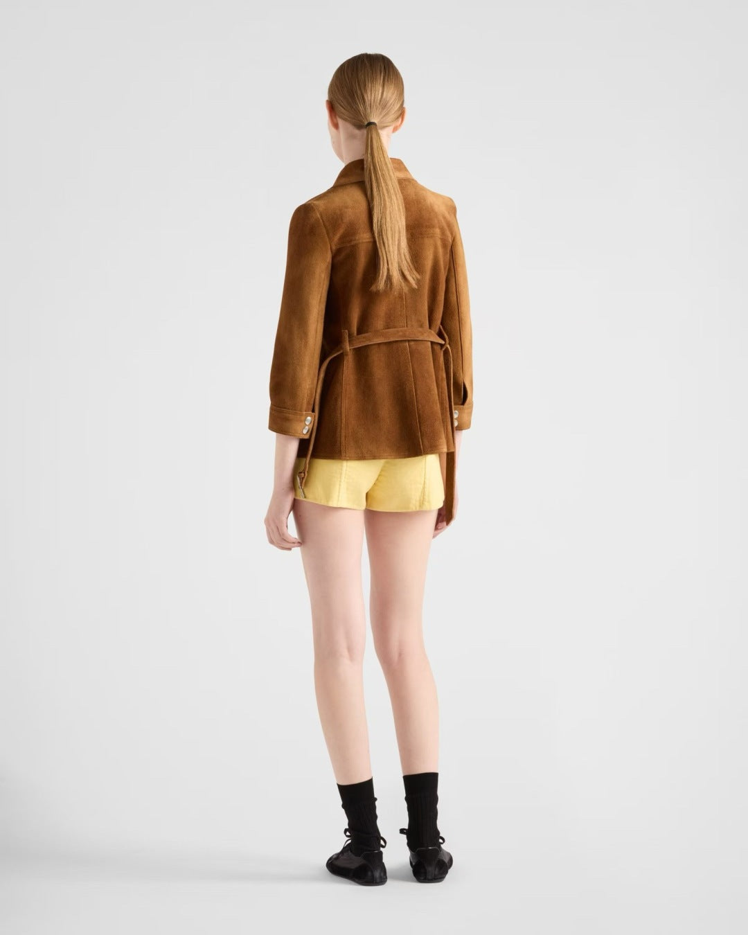 Pra 25fw suede jacket