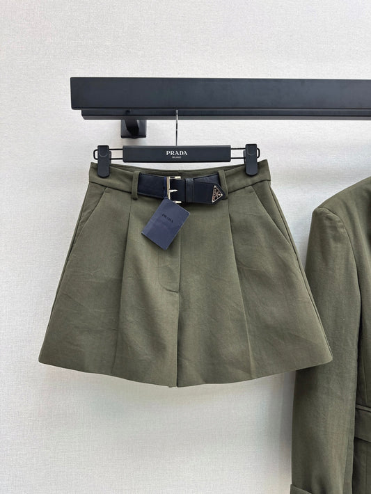 Pra 25fw belt skirt