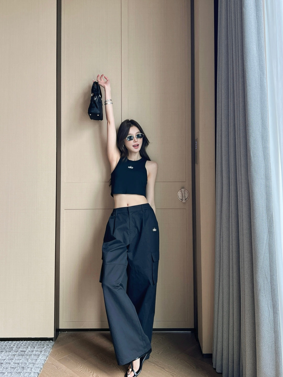 Al 25ss embroidered pants