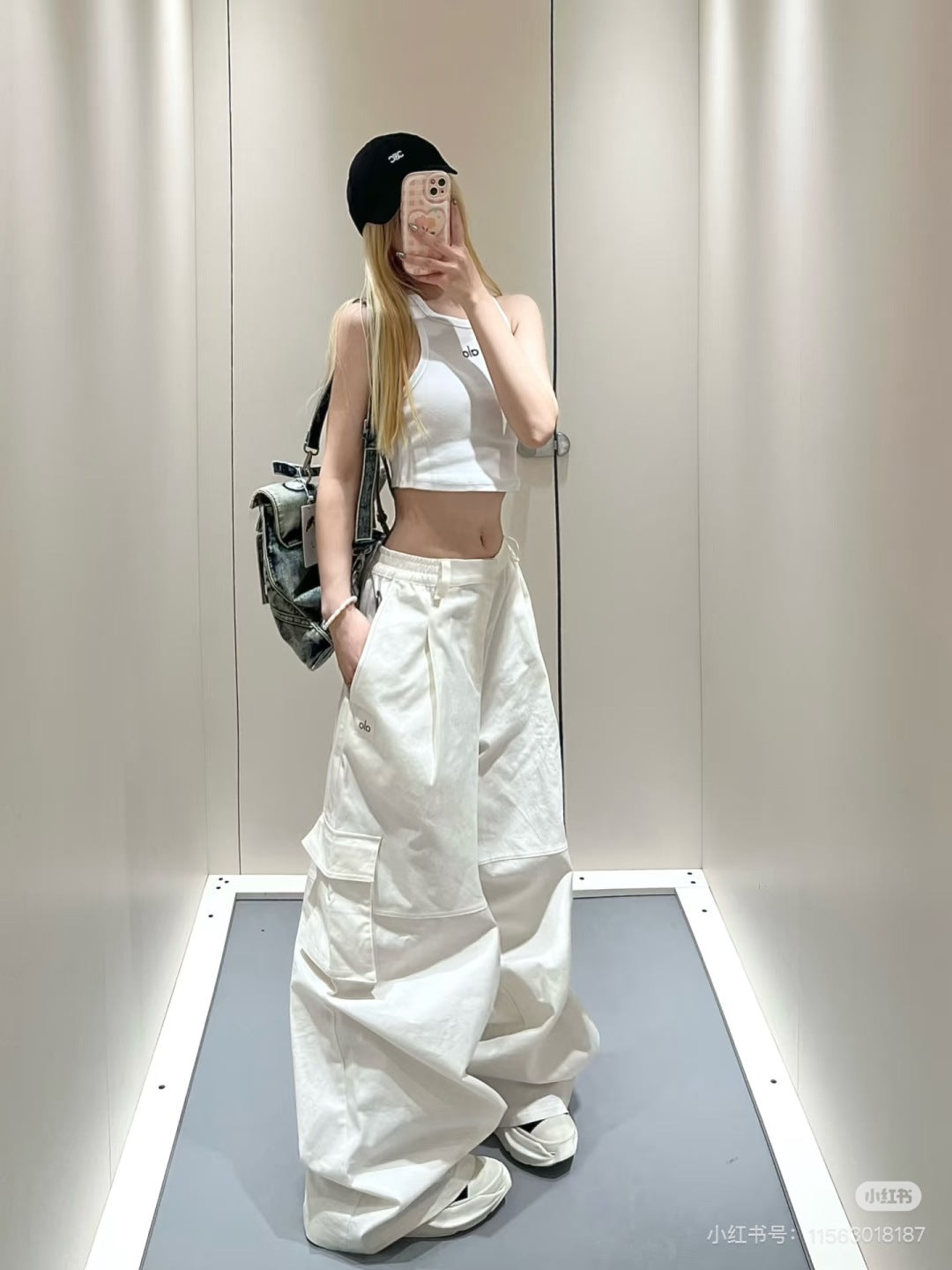 Al 25ss embroidered pants