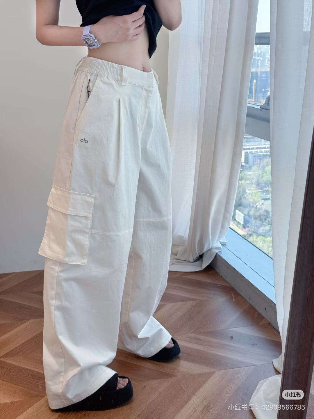 Al 25ss embroidered pants