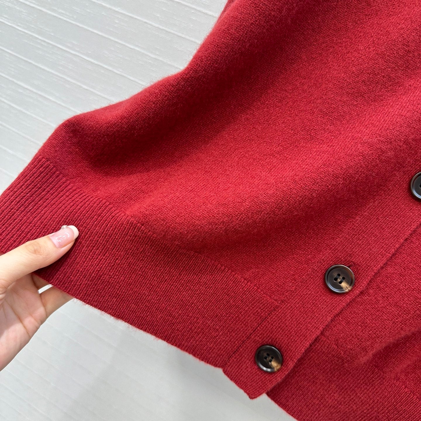 Brune 25fw cashmere cardigan