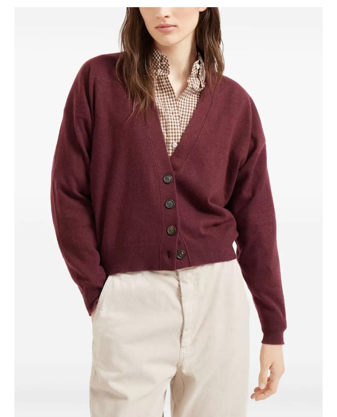 Brune 25fw cashmere cardigan