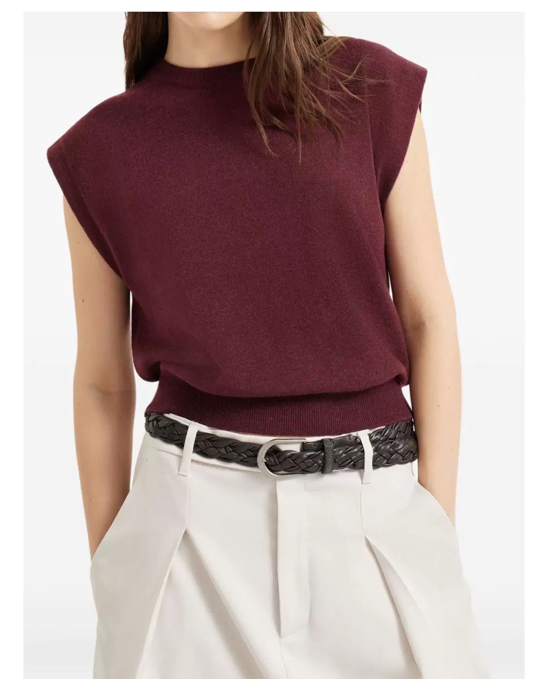 Brun 25fw cashmere vest