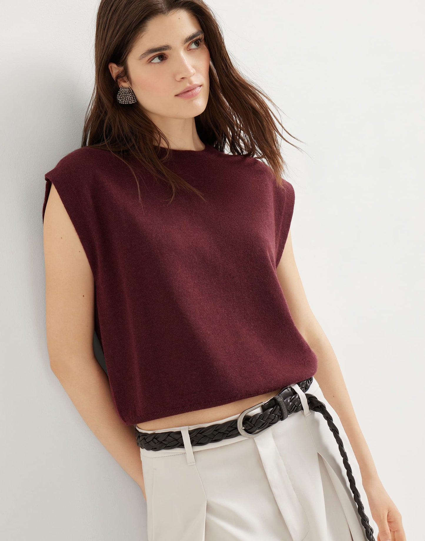 Brun 25fw cashmere vest