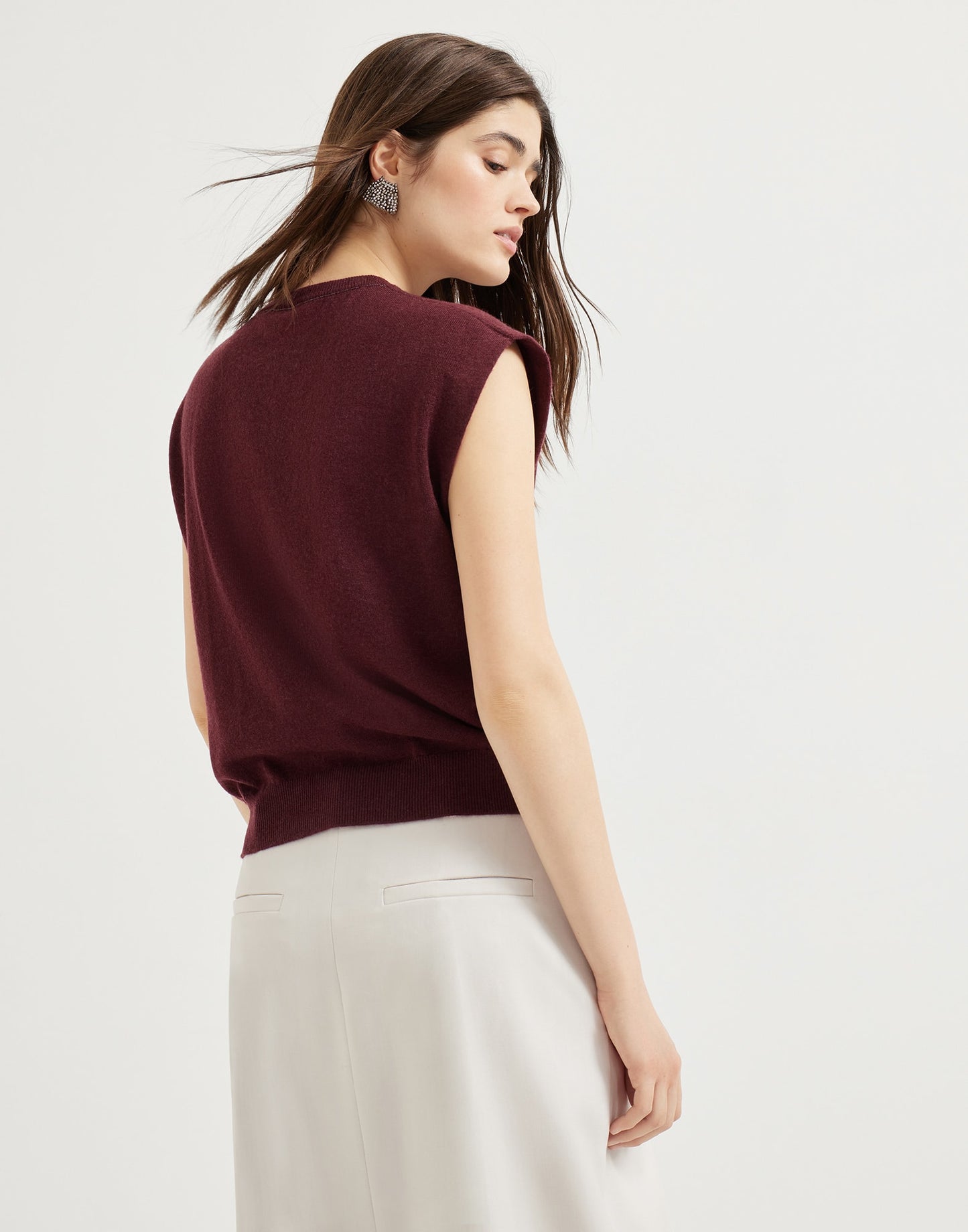 Brun 25fw cashmere vest