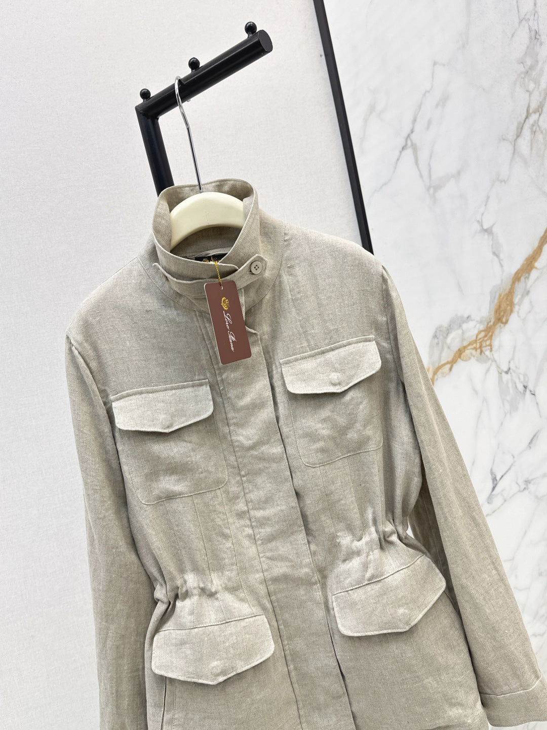 Loro 25fw linen jacket