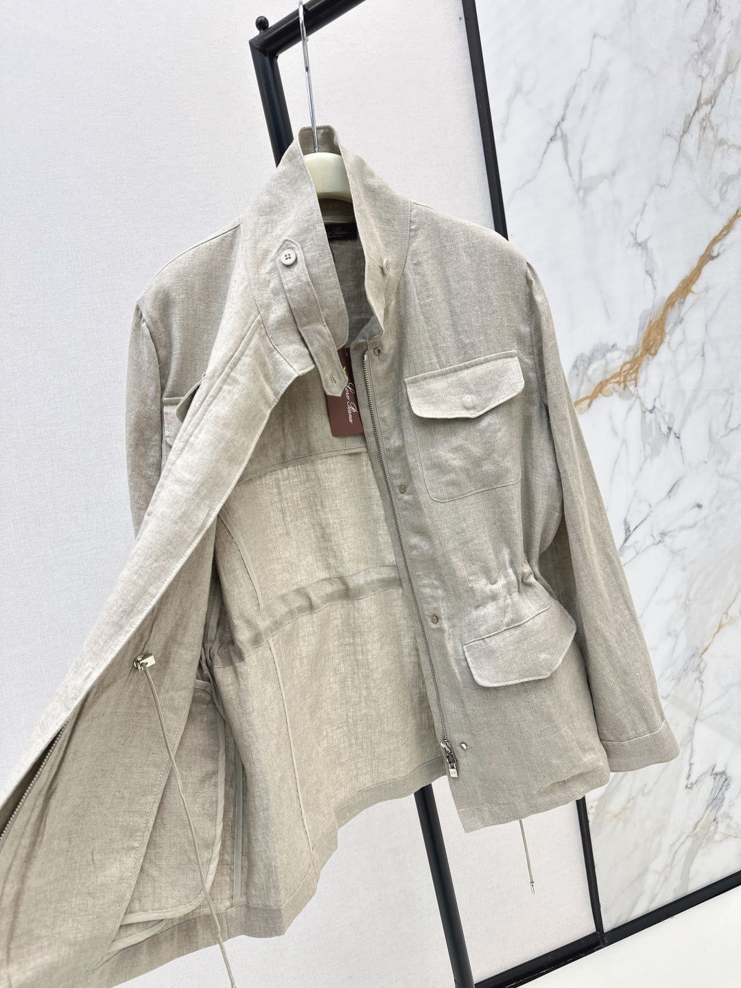 Loro 25fw linen jacket